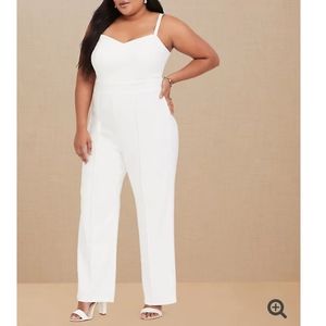 SPECIAL OCCASION IVORY WIDE LEG JUMPSUIT size 20